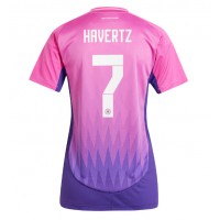 Maglia Calcio Germania Kai Havertz #7 Seconda Divisa Donna Europei 2024 Manica Corta